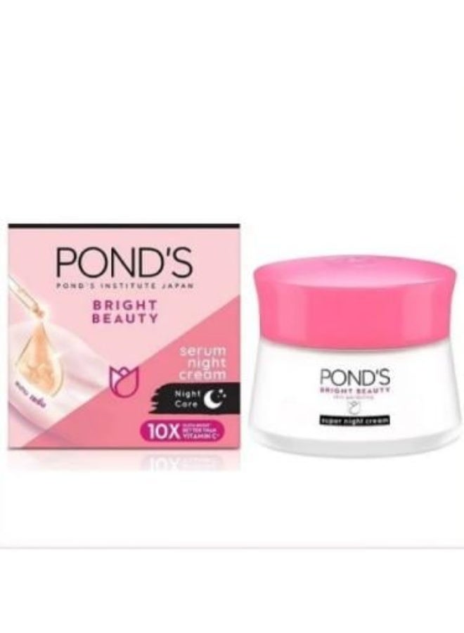 White Beauty Night Cream Super Gluta-Boost Night Care 50g